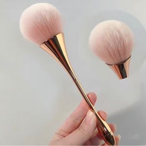 Large Mineral Powder Brush Rose Gold